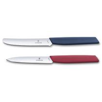 Conjunto facas p/ descascar Victorinox Swiss Azul e Vermelha