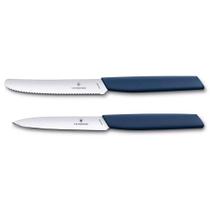 Conjunto Facas Victorinox Swiss Modern Edição Limitada - 2 Unidades - Azul - 6.9096.2L3