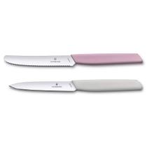 Conjunto Facas Victorinox Swiss Modern Edição Limitada - 2 Unidades - Rosa e Cinza - 6.9096.2L2 Conjunto Facas Victorinox Swiss Modern Edição Limitada - 2 Unidades - Rosa e Cinza - 6.9096.2L2