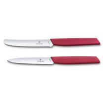 Conjunto Facas Victorinox Swiss Modern Edição Limitada - 2 Unidades - Vermelha - 6.9096.2L4 Conjunto Facas Victorinox Swiss Modern Edição Limitada - 2 Unidades - Vermelha - 6.9096.2L4