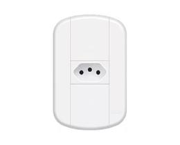 Conjunto Fame 4X2 Tomada 20A Blanc+