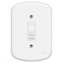 Conjunto Fame Blanc Com Placa 1 Simples 560 Conjunto Fame Blanc Com Placa 1 Simples 560