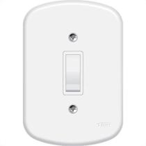 Conjunto Fame Blanc Com Placa 1 Simples 560 Conjunto Fame Blanc Com Placa 1 Simples 560