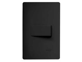 Conjunto Fame Habitat Black - Interruptor Simples 16A