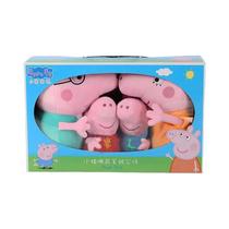 Conjunto Família Peppa Pig 4 Peças 19cm Peppa George 30cm Mamãe Papai Brinquedos De Pelúcia Para