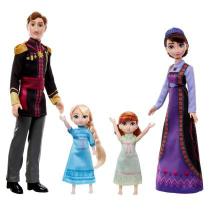 Conjunto Família Real de Arendelle Anna e Elsa Frozen Princesas Disney Mattel HND27 Conjunto Família Real de Arendelle Anna e Elsa Frozen Princesas Disney Mattel HND27