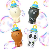 Conjunto familiar Bubble Toy Uncle Bubble Bear com solução e varinha