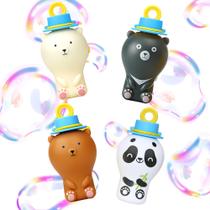 Conjunto Familiar de Brinquedo de Bolhas Uncle Bubble Bear - Com Solução e Varinha