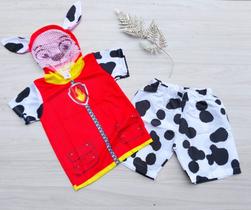 Conjunto fantasia patrulha canina marshall ou chase - GD BABY KIDS