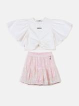 Conjunto Fashion de Paetê Rosa Conjunto Fashion de Paetê Rosa