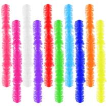 Conjunto Feather Boas Gvhntk 10 unidades de 1,5 m para mulheres artificiais fofas