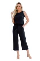 Conjunto Fem. Flow Robe Belle - Preto Conjunto Fem. Flow Robe Belle - Preto