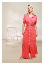 Conjunto femenino marcela saia longa cropped Conjunto femenino marcela saia longa cropped