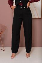 Conjunto Feminina Alfaiataria Calça e colete Elegante Estilosa