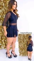 Conjunto feminina co. 3 peças