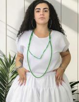 Conjunto feminino 4 peças (camisu+saia+ojá+pano da costa) umbanda e candomblé Conjunto feminino 4 peças (camisu+saia+ojá+pano da costa) umbanda e candomblé