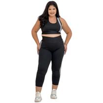 Conjunto Feminino Academia Plus Legging Corsario e Top Fitness Conjunto Feminino Academia Plus Legging Corsario e Top Fitness