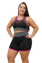 Conjunto Feminino Academia Roupa De Ginastica Plus Size