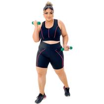 Conjunto Feminino Academia Roupa De Ginastica Plus Size