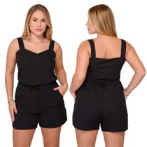 Conjunto Feminino Alfaiataria Shorts e Blusa Crepe Soltinho Conjunto Feminino Alfaiataria Shorts e Blusa Crepe Soltinho