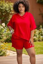 Conjunto feminino aly plus size
