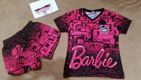 Conjunto Feminino Barbie Preto Conjunto Feminino Barbie Preto