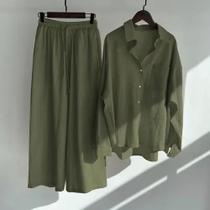 Conjunto Feminino Blusa Camisa Calça Folgada Festa Férias Solto Comfy Largo Soltinho Plus Size