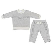 Conjunto Feminino Blusa com Calça Moletom Strech Felpado