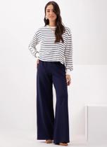 Conjunto Feminino Blusa Listrada e Calça Moletom Lunender 69385 Conjunto Feminino Blusa Listrada e Calça Moletom Lunender 69385