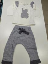 Conjunto feminino blusa ursinho com laço Conjunto feminino blusa ursinho com laço