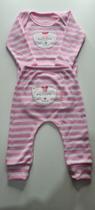 Conjunto Feminino Body Manga Longa e Calça Gatinha - Pillibaby