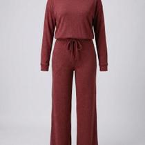 Conjunto Feminino Calça e Blusa Inverno Lanzinha Pantalona