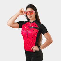 Conjunto Feminino Camisa PRO MC Rosa Estrelado + Calça Gel Conjunto Feminino Camisa PRO MC Rosa Estrelado + Calça Gel