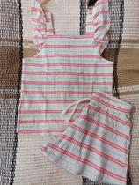 Conjunto feminino canelado