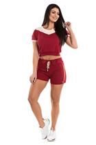 Conjunto Feminino Carla Vermelho