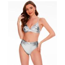 Conjunto Feminino Carnaval Metalizado Verão Fantasia Top Conjunto Feminino Carnaval Metalizado Verão Fantasia Top