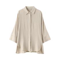 Conjunto Feminino Casual De Blusa Lisa E Calça: Camisa De Manga Longa Com Gola Lapela E Calça De