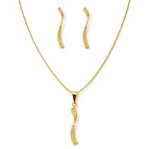 Conjunto Feminino Coleção Raízes - Banhado em Ouro 18k Conjunto Feminino Coleção Raízes - Banhado em Ouro 18k