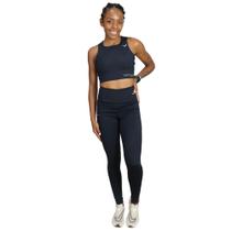 Conjunto Feminino Com Sustentação Para Corrida Caminhada Academia Treino Indrills Running All Black