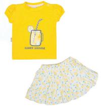 Conjunto Feminino com Tapa Fralda Estampa Limão Siciliano MiniClo