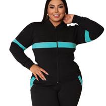 Conjunto Feminino Crepe Plus Size Faixa Premium Confortável