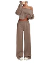 Conjunto feminino de 2 peças SOLY HUX, sem ombro Conjunto feminino de 2 peças SOLY HUX, sem ombro