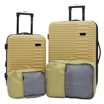 Conjunto feminino de 4 peças de bagagem e malas de viagem kensie Hillsboro