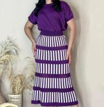 Conjunto feminino De Algodão Tamanho único Roxo Conjunto feminino De Algodão Tamanho único Roxo