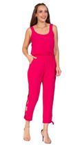 Conjunto Feminino de Blusa Alças e Calça Comfort