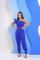 Conjunto Feminino de Calça Social Feminino em Alfaiataria Elegante