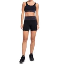 Conjunto Feminino de Short Fitness e Top Seamless em Poliamida Enfim