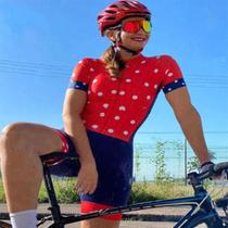 Conjunto Feminino De Verão De Manga Curta Para Triatlo E Ciclismo, Conjunto De Uma Peça De Silicone