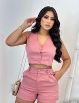 Conjunto feminino, duas peças