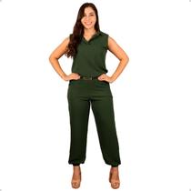 Conjunto Feminino Duna Calça Jogger E Blusa Elegante Várias Cores Lançamento